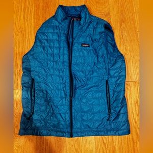 Patagonia Men's Blue Puffer Vest